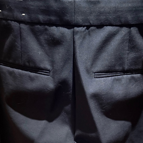 Ann Taylor, THE ANKLE High Rise Cuffed Pant Curvy Fit - Deep Navy Size 8 - Picture 5 of 6